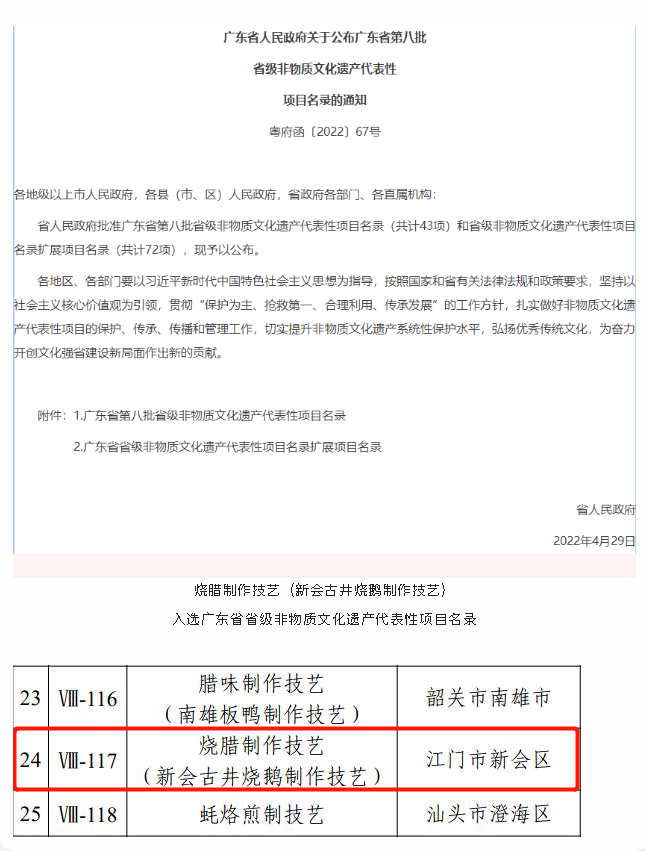 新会古井烧鹅 新会古井烧鹅